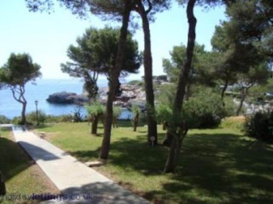 Waterfront Apartment 'Maria'. Pool. Wifi Santanyí Buitenkant foto